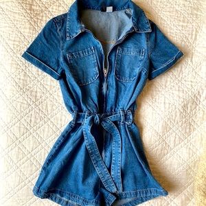 H&M Denim Romper